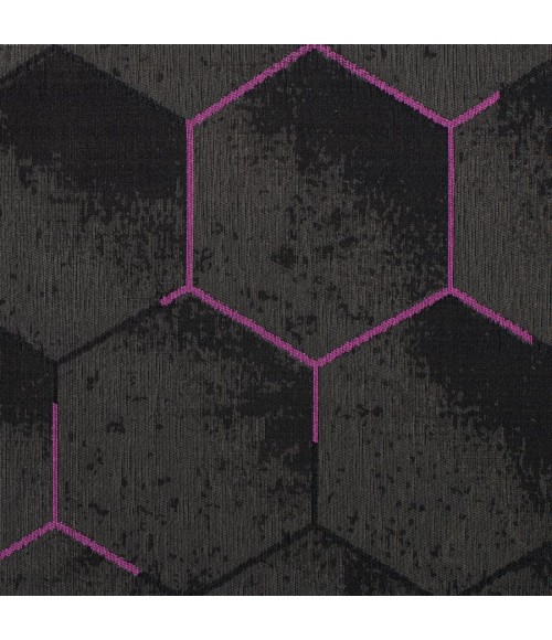 36X48 Kaleidoscope Purple LED Gaming Rug'd Chair Mat - Rugs Town 36" x 48" Kaleidoscope Purple LED Gaming Rug'd Chair Mat