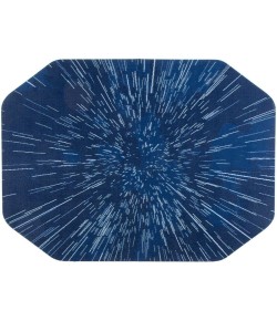 Anji Mountain 36 in. X 48 in. Gala X y Blue LED Gaming Rug ft. d Chair Mat 