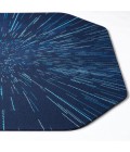 36X48 GalaXy Blue LED Gaming Rug'd Chair Mat - Rugs Town 36" x 48" Galaxy Blue LED Gaming Rug'd Chair Mat