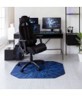 36X48 GalaXy Blue LED Gaming Rug'd Chair Mat - Rugs Town 36" x 48" Galaxy Blue LED Gaming Rug'd Chair Mat
