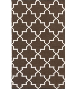 Surya York AWHD1021 Brown Ivory Area Rug 3 ft. X 5 ft. Rectangle
