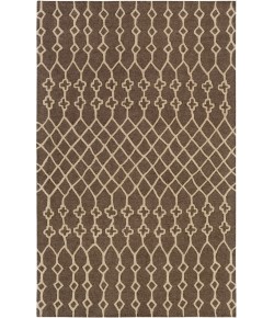 Surya Ghana GHN2411 Dark Brown Khaki Area Rug 9 ft. X 13 ft. Rectangle