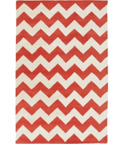 Surya Transit AWAT2038 Burnt Orange Cream Area Rug 8 ft. Round