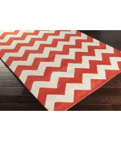 Surya Transit AWAT2038 Burnt Orange Cream Area Rug 8 ft. Round