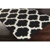 Surya York AWHD1028 Black Cream Area Rug 4 ft. X 6 ft. Rectangle