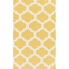 Surya York AWHD1035 Bright Yellow Cream Area Rug 10 ft. X 14 ft. Rectangle