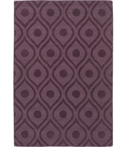 Surya Central Park AWHP4006 Dark Purple Area Rug 9 ft. 9 in. Round