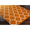 Surya Vogue AWLT3011 Bright Orange Cream Area Rug 3 ft. X 5 ft. Rectangle