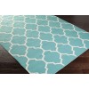 Surya Vogue AWLT3014 Aqua Ivory Area Rug 3 ft. X 5 ft. Rectangle