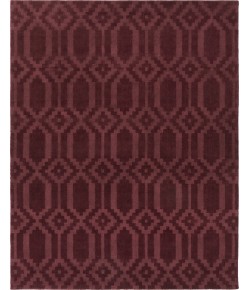 Surya Metro AWMP4011 Dark Red Area Rug 6 ft. Round