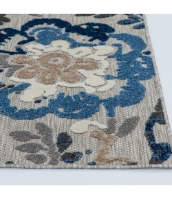 Central Oriental Fontana Pakuna Gray Area Rug 2 ft. 2 in. X 3 ft. Rectangle