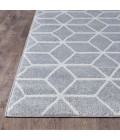 Loomaknoti Kissandrah Beraddo Gray/Cream EKI003 4 ft. X 6 ft. Rectangle Rug