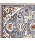 Loomaknoti Alsbrooke Zailorn Blue/Cream EA006 6 ft. 7 in. X 9 ft. 2 in. Rectangle Rug