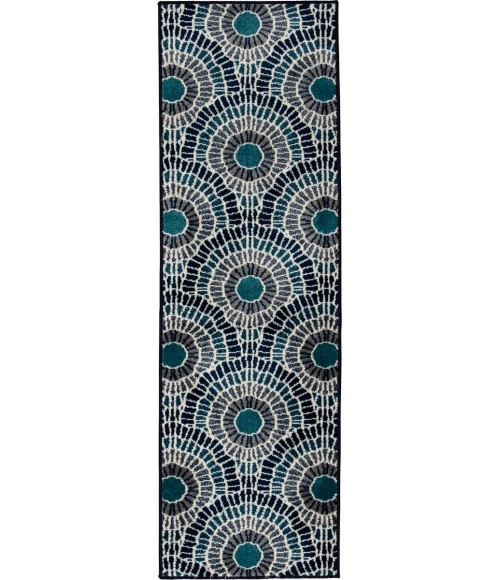 Loomaknoti Tecopa Ferley Blue/Green ETR04GB12 2 ft.  X 6 ft. 7” Rectangle Rug