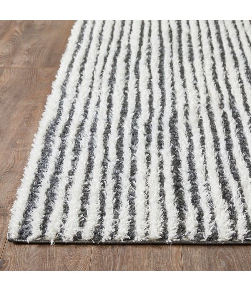 Loomaknoti Vemoa Altomarze Blue/Cream EV005 6 ft. 7” X 9 ft. 2” Rectangle Rug