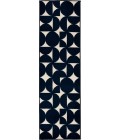 Loomaknoti Tecopa Sevella Blue/White Rug ETR07BWH12 2 ft. X 6 ft. 7” Rectangle - Rugs Town Loomaknoti Tecopa Sevella Blue/White ETR07BWH12 2 ft. X 6 ft. 7” Rectangle Rug