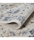 Loomaknoti Kehleigh Aylesh Cream/Blue EK016 9 ft. 10 in. X 12 ft. 10 in. Rectangle Rug