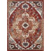 Loomaknoti Alsbrooke Zailorn Orange/Red EA006 9 ft. 10 in. X 12 ft. 10 in. Rectangle Rug