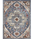 Loomaknoti Alsbrooke Zailorn Blue/Cream EA006 2 ft. X 3 ft. Rectangle Rug