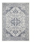 Loomaknoti Carleigh Armili Blue/Cream Rug ECW002 6 ft. 7 in. X 9 ft. 2 in. Rectangle - Rugs Town Loomaknoti Carleigh Armili Blue/Cream ECW002 6 ft. 7 in. X 9 ft. 2 in. Rectangle Rug