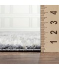 Loomaknoti Vemoa Avonako Blue/Cream EV003 3 ft. 3” X 5 ft. 3” Rectangle Rug