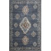 Loomaknoti Alsbrooke Temarnie Blue/Cream EA007 3 ft. 3 in. X 5 ft. 3 in. Rectangle Rug