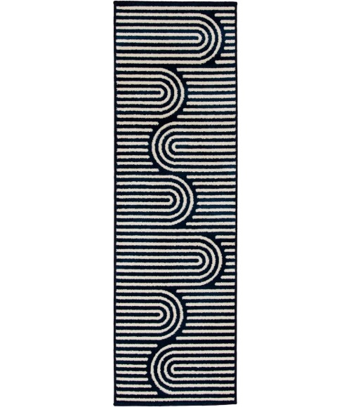 Loomaknoti Tecopa Sedvick Blue/White ETR06BWH12 2 ft.  X 6 ft. 7” Rectangle Rug