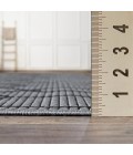 Loomaknoti Breyleigh Chendler Gray/Gray EB001 5 ft. 3 in. X 7 ft. 3 in. Rectangle Rug