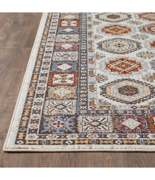 Loomaknoti Alsbrooke Delary Cream/Beige EA005 7 ft. 10 in. X 9 ft. 10 in. Rectangle Rug