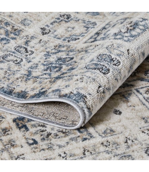 Loomaknoti Kehleigh Avelanz Blue/Cream EK014 2 ft. X 6 ft. 7 in. Rectangle Rug