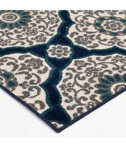 Central Oriental Tropic Halbur Sa/Tq Area Rug 6 ft. 7 in. X 9 ft. 6 in. Rectangle