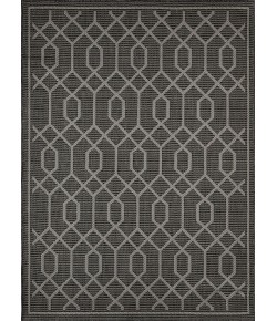 Loomaknoti Breyleigh Chendler Gray/Gray EB001 5 ft. 3 in. X 7 ft. 3 in. Rectangle Rug