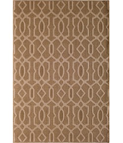 Central Oriental Santor Intfretwrk Erth Area Rug 5 ft. 3 X 7 ft. 7 Rectangle