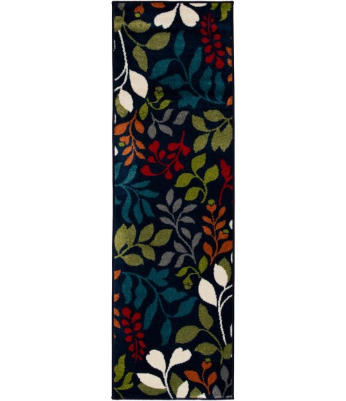 Loomaknoti Tecopa Verinda Blue/Green Rug ETR15GB12 2 ft. X 6 ft. 7” Rectangle - Rugs Town Loomaknoti Tecopa Verinda Blue/Green ETR15GB12 2 ft. X 6 ft. 7” Rectangle Rug