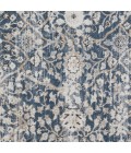 Loomaknoti Kehleigh Oviel Blue/Cream EK013 2 ft. X 6 ft. 7 in. Rectangle Rug