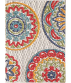 Central Oriental Fontana Hafsa Cream Area Rug 3 ft. 1 in. X 5 ft. 3 in. Rectangle