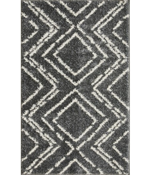 Loomaknoti Vemoa Armeley Blue/Cream EV004 3 ft. 3” X 5 ft. 3” Rectangle Rug