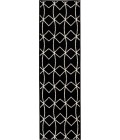 Loomaknoti Tecopa Tamariez Black/White ETR11BLW12 2 ft.  X 6 ft. 7” Rectangle Rug