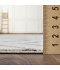 Loomaknoti Taytum Rocey White/Gray ET001 3 ft. 3 in. X 5 ft. 3 in. Rectangle Rug