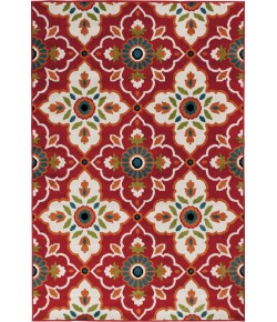 Central Oriental Tropic Bluffton Cor/Sn Area Rug 6 ft. 7 X 9 ft. 6 Rectangle