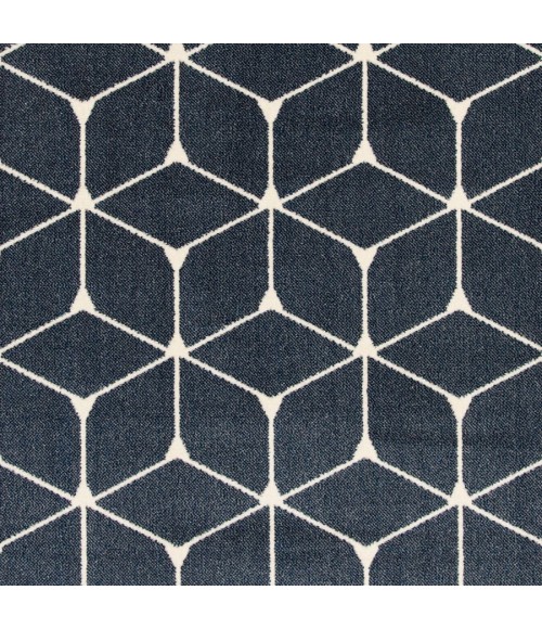 Loomaknoti Tecopa Shamid Blue/White ETR09BWH60 6 ft. 7” X 9 ft. 2” Rectangle Rug
