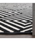 Loomaknoti Tecopa Trenten Black/White Rug ETR12BLW85 9 ft. 10 in. X 12 ft. 10 in. Rectangle - Rugs Town Loomaknoti Tecopa Trenten Black/White ETR12BLW85 9 ft. 10 in. X 12 ft. 10 in. Rectangle Rug