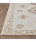 Loomaknoti Alsbrooke Temarnie Cream/Beige EA007 6 ft. 7 in. X 9 ft. 2 in. Rectangle Rug