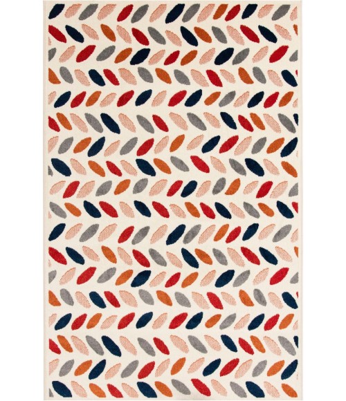 Loomaknoti Tecopa Trenity Pink/White Rug ETR13PKW60 6 ft. 7” X 9 ft. 2” Rectangle - Rugs Town Loomaknoti Tecopa Trenity Pink/White ETR13PKW60 6 ft. 7” X 9 ft. 2” Rectangle Rug