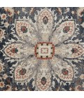 Loomaknoti Malanie Charler Blue/Beige EM002 9 ft. 10 in. X 12 ft. 10 in. Rectangle Rug
