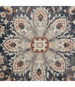 Loomaknoti Malanie Charler Blue/Beige EM002 9 ft. 10 in. X 12 ft. 10 in. Rectangle Rug