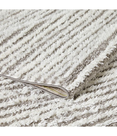 Loomaknoti Vemoa Altomarze Gray/Cream EV005 6 ft. 7” X 9 ft. 2” Rectangle Rug