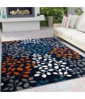 Loomaknoti Tecopa Tiffeni Blue/Gray Rug ETR08BLG20 3 ft. 3” X 5 ft. 3” Rectangle - Rugs Town Loomaknoti Tecopa Tiffeni Blue/Gray ETR08BLG20 3 ft. 3” X 5 ft. 3” Rectangle Rug