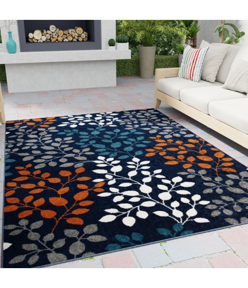 Loomaknoti Tecopa Tiffeni Blue/Gray Rug ETR08BLG20 3 ft. 3” X 5 ft. 3” Rectangle - Rugs Town Loomaknoti Tecopa Tiffeni Blue/Gray ETR08BLG20 3 ft. 3” X 5 ft. 3” Rectangle Rug