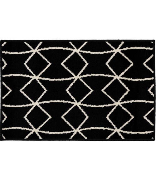Loomaknoti Tecopa Tamariez Black/White ETR11BLW50 4 ft.  X 6 ft.  Rectangle Rug